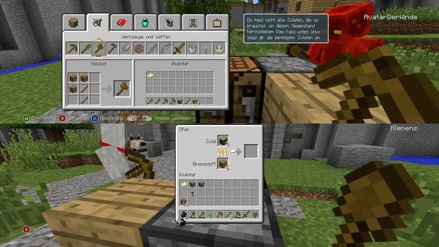 Minecraft XBOX 360 Edition Tutorial Gameplay splitscreen [Deutsch\German] смотреть онлайн