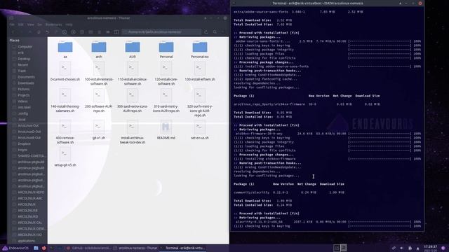 ArcoLinux : 3199 EndeavourOS And ArcoLinux-Nemesis - A Means To Rice Any Distro