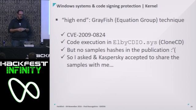 Windows systems & code signing protection (Paul Rascagnères) смотреть онлайн