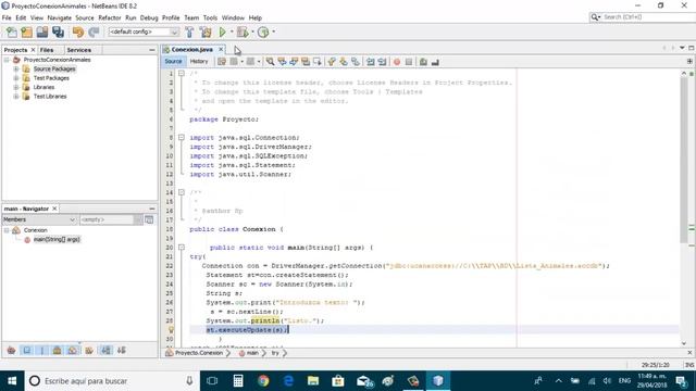 Crear una conexión a una BD con JAVA смотреть онлайн
