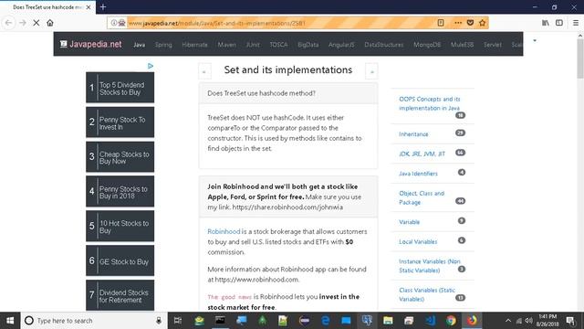 Does TreeSet use hashcode method?
| javapedia.net смотреть онлайн