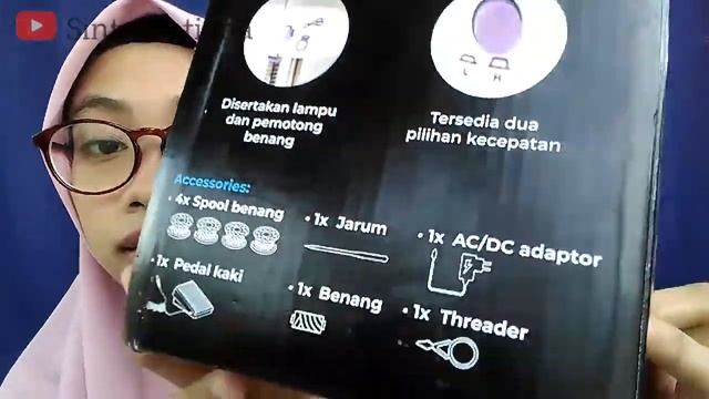 PART 1 UNBOXING dan REVIEW lengkap MESIN JAHIT MINI by Sinta Sintiana смотреть онлайн