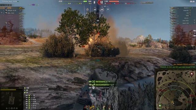 M4A3E2 Sherman Jumbo бой / World of Tanks смотреть онлайн