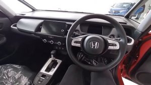 Honda Jazz (Honda Fit, GR9) 1.5 CVT red walkaround exterior and interior (Brunei)