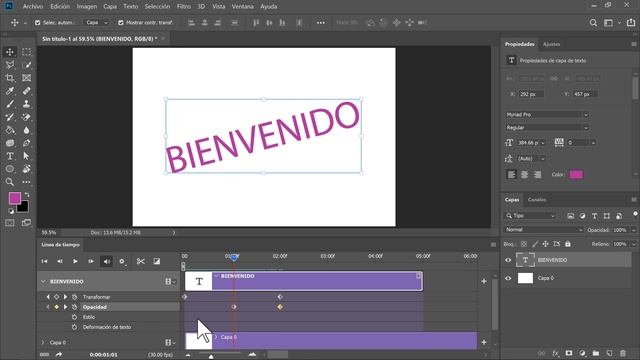 La línea de tiempo en Photoshop смотреть онлайн