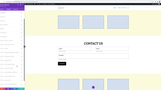 "Input Helper Text" Design Settings For "Divi Form Builder With Material Design" plugin смотреть онлайн