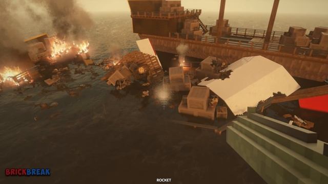 Destroy And Sink The Pirate Ship | Teardown смотреть онлайн