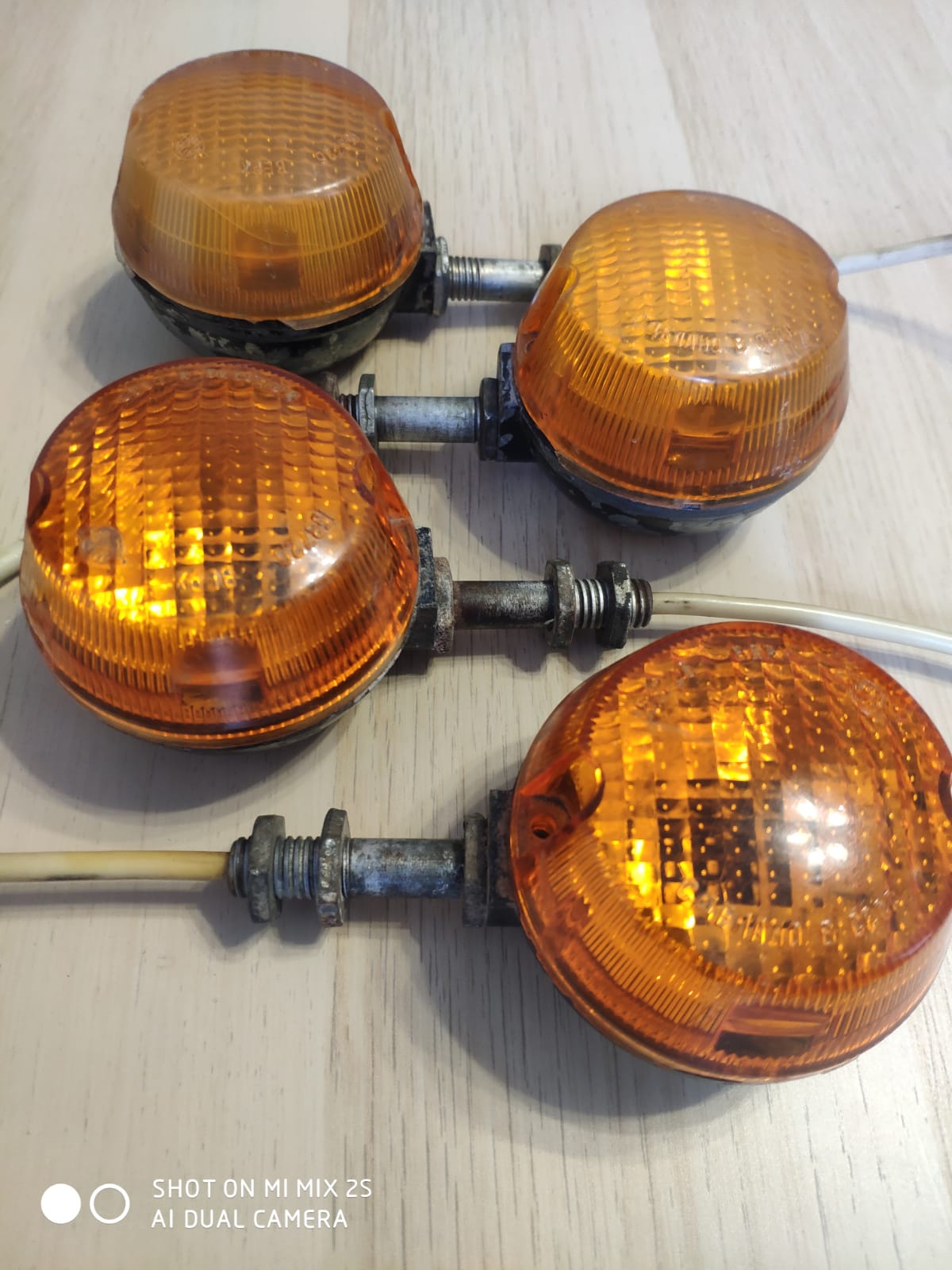 Поворотники "картошка" для мотоцикла Минск СССР смотреть онлайн