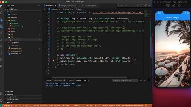 Pro Flutter - Урок 11. Добавление изображений смотреть онлайн
