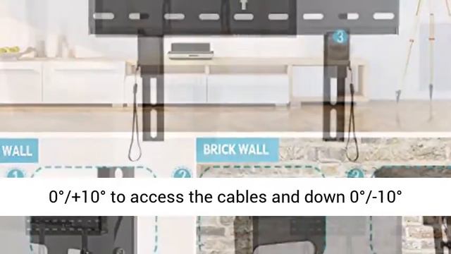 MOUNTUP Tilting TV Wall Mount Bracket for 26 55 Inch Flat Screen TVsCurved TVs, Low Profile Review смотреть онлайн