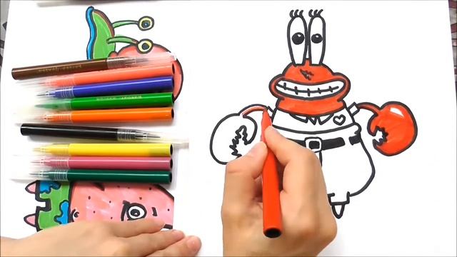How to Draw Mr Krabs SpongeBob SquarePants смотреть онлайн