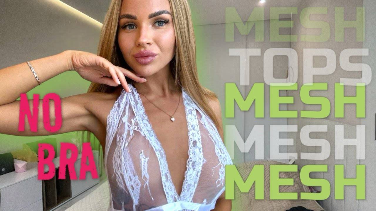 [4K] Unveiling the Sheer Elegance - Megan’s Transparent Fashion Haul смотреть онлайн