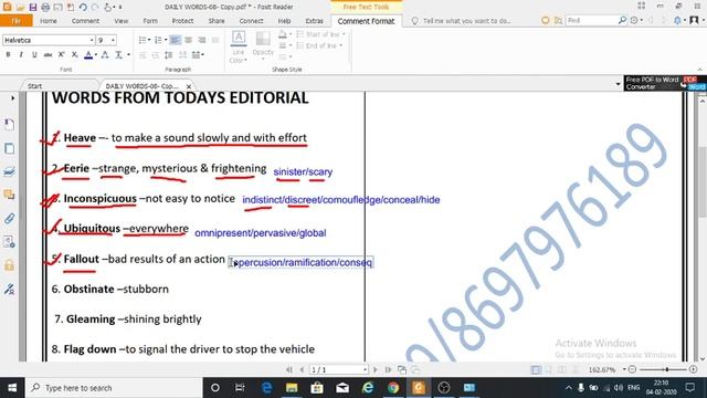 DAILY EDITORIAL VOCAB-08 смотреть онлайн