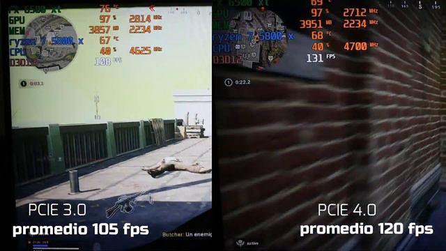 PCIE 3.0 VS PCIE 4.0 GRAFICA RX 6500 XT EN WARZONE смотреть онлайн