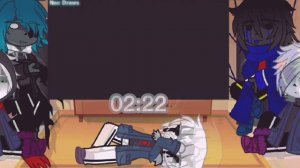 📜[Реакция сансов]-на Killer sans [Ау]/[gacha club]/[Киллер vs Эпика]