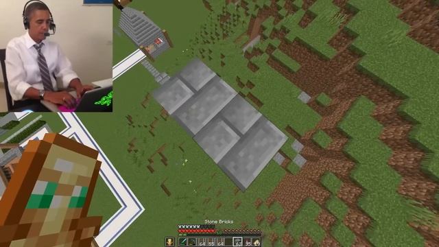 US Presidents Play Minecraft 9 смотреть онлайн