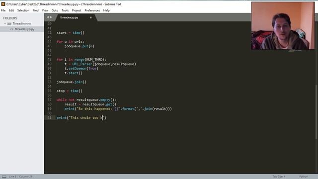 Python - Threading смотреть онлайн