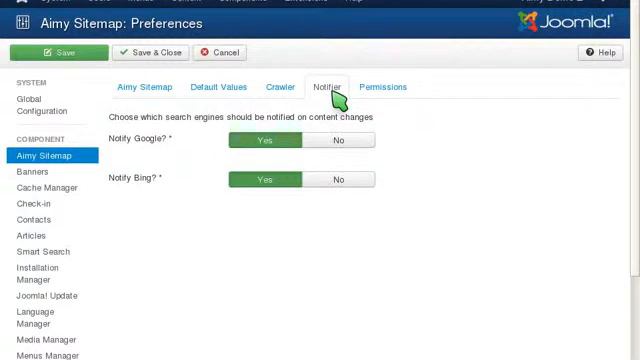 Aimy Sitemap for Joomla! Websites: Part 1 Configuration смотреть онлайн