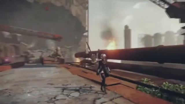 NieR: Automata (PS4) - Full Live Gameplay Demo Footage