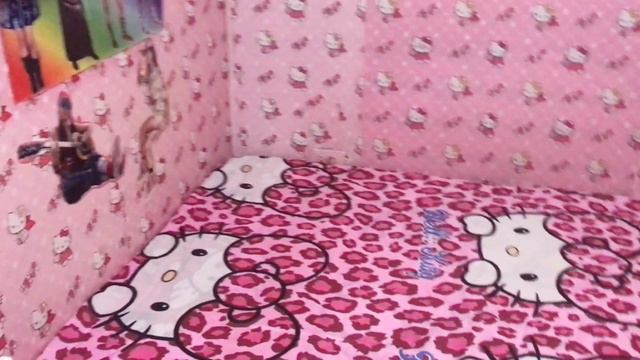 MY DIY HELLO KITTY FUCHSIA PINK BEDROOM 2022 смотреть онлайн