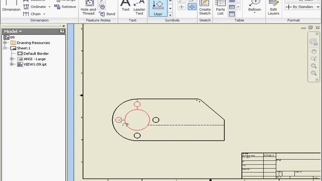 AutoDesk INVENTOR Basic Training 82 ( Center Marks ,Center Lines ) смотреть онлайн
