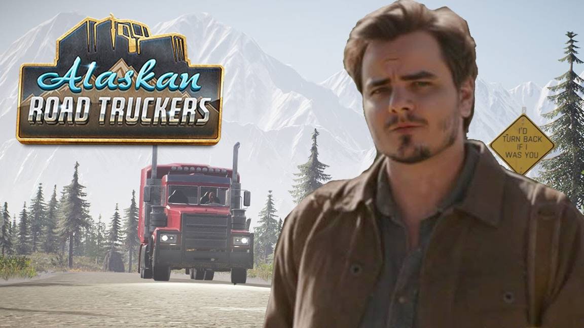 Мэддисон пробует работать дальнобойщиком на Аляске в игре Alaskan Road Truckers смотреть онлайн