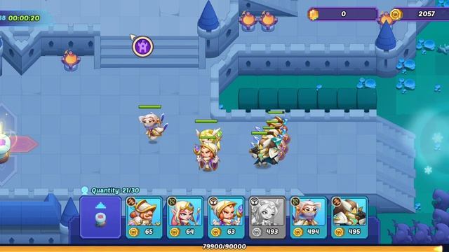 Idle Heroes. Fantasy Arcade 0-74 waves. Игровые автоматы. С нуля до 74 волны без багов. смотреть онлайн