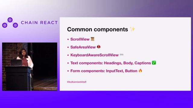 Chain React 2019 - Ankita Kulkarni - Beyond the React Native Benchmark смотреть онлайн