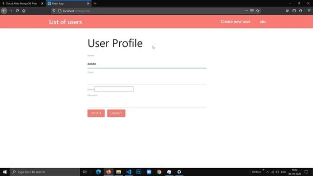 User authentication/login/signup using CRUD (ReactJs, NodeJS, ExpressJs, MongoDB) смотреть онлайн