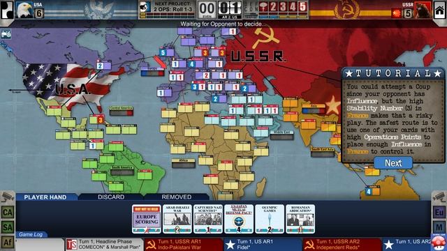 Twilight Struggle Gameplay (PC HD) смотреть онлайн