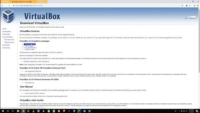 How to Download Oracle VM Virtualbox + Extension pack 2019 смотреть онлайн