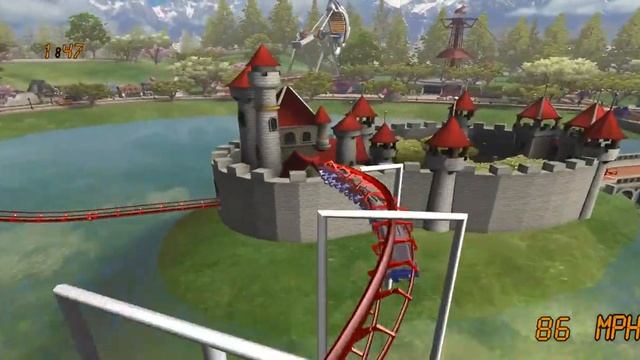Roller Coaster Rampage - симулятор Американских горок. смотреть онлайн
