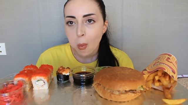 ЗАПЛАТИЛА 2 РАЗА 😑 Мукбанк 🍱🍣 Ayka Emilly смотреть онлайн