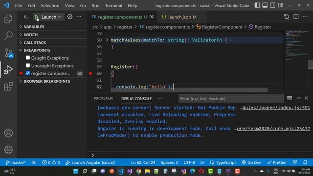 How to debug Angular Application in Visual Studio code with launch and attach configuration in hind смотреть онлайн