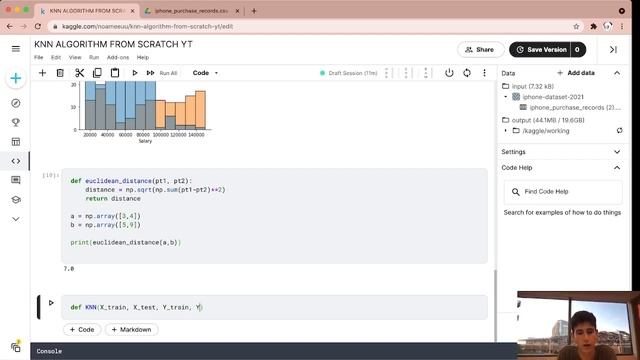 K-Nearest Neighbors Algorithm From Scratch In Python смотреть онлайн