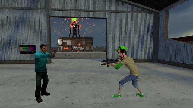 CHIMNEY HEAD Attacked OB's House! (Gmod Multiplayer Roleplay) смотреть онлайн