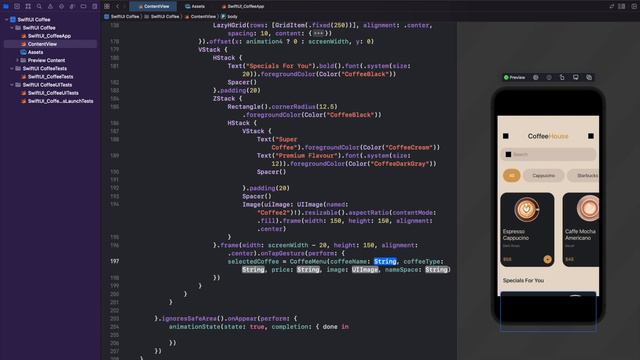 SwiftUI - Coffee UI Design Showcase - Tutorial - Xcode 13 - Quartz смотреть онлайн