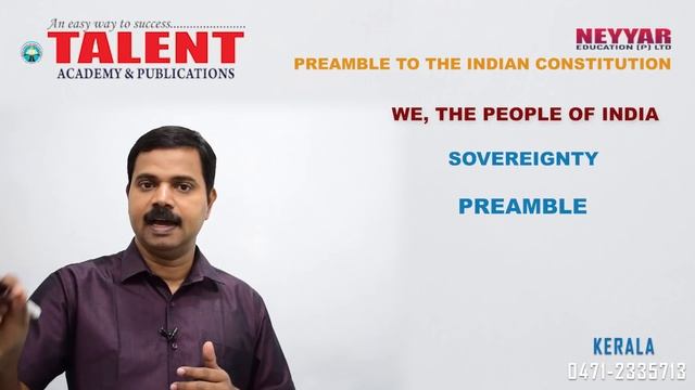 KERALA PSC | Talent Academy | University Assistant | CONSTITUTION-PREAMBLE смотреть онлайн