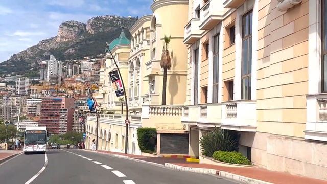 Monaco, Monte Carlo 2023 Walking Tour в Монако по побережью Италии и Франции смотреть онлайн