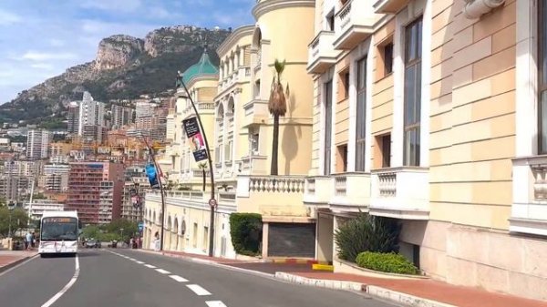 Monaco, Monte Carlo 2023 Walking Tour в Монако по побережью Италии и Франции