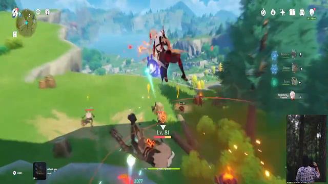 Genshin Impact Gameplay Keqing and Xiangling Moonlight Merriment Event смотреть онлайн