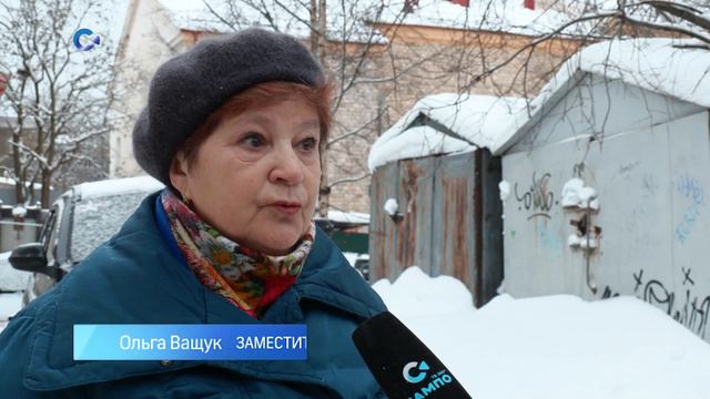 Призраки гаражей во дворе дома на Кирова,7 в Петрозаводске