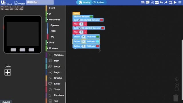 UIFlow для начинающих. Урок 4. Удивительное световое шоу смотреть онлайн