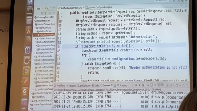Spring Boot Forum Web Service Security part 2-2 смотреть онлайн