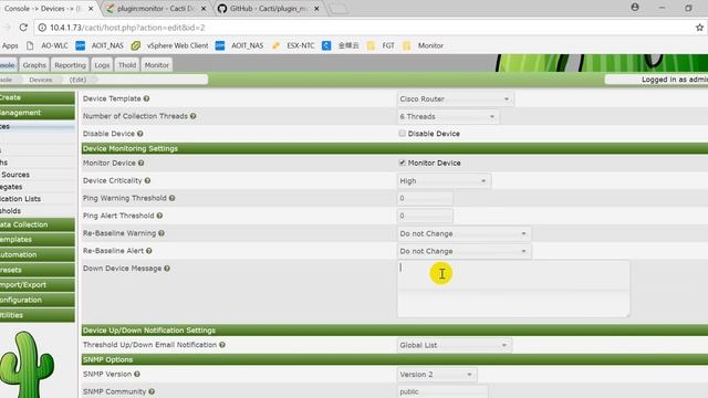 Install and Configure Plugin Monitor 1 1 38 on Cacti 1 1 38 смотреть онлайн