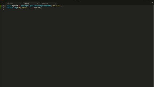 Web - DOM JS - getElementsByClassName смотреть онлайн