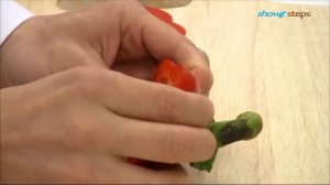 Как порезать болгарский перец.