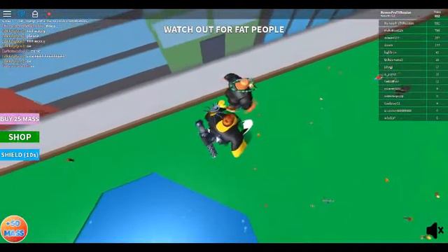 мы стали самыми жирными на сервере роблокс eating simulator! смотреть онлайн