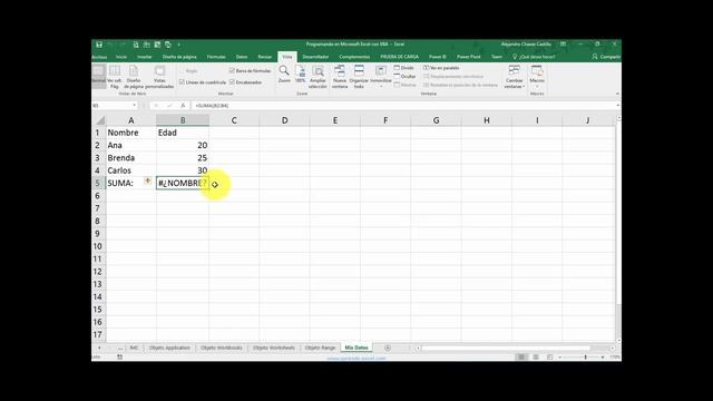 60 Llamar a la funcion SUMA en VBA смотреть онлайн