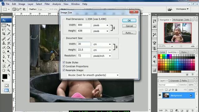 Mengubah Ukuran Foto di Photoshop CS3 смотреть онлайн